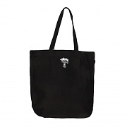 WORLD TOUR CANVAS TOTE-BLK